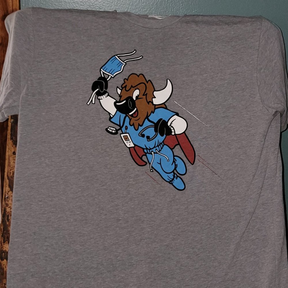 Buffalo Bison Mask Free T Shirt